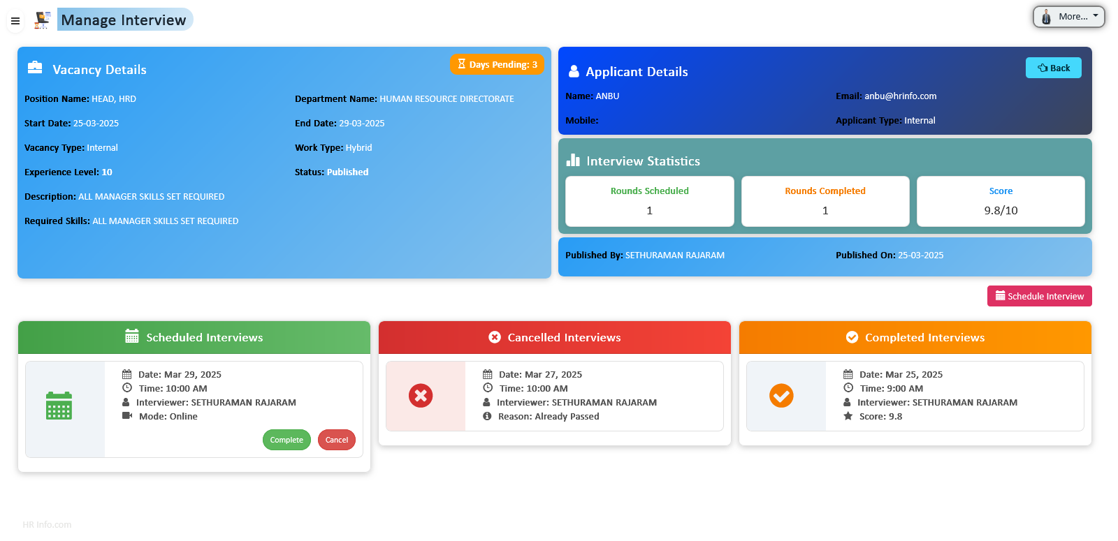 Job Offer and Onboarding